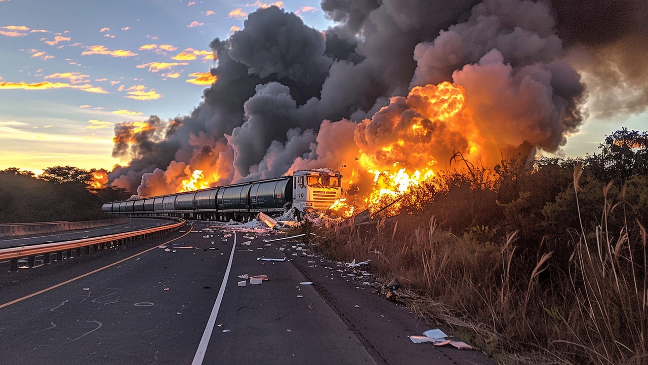 Explosão de Caminhão Tanque na BR-010 em Pará Deixa Vários Feridos em Tragédia Inesperada