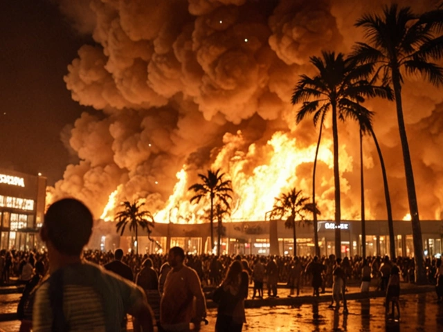 Incêndio Devastador Destrói Shopping Popular em Cuiabá, Mato Grosso