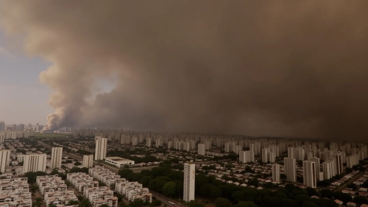 Incêndio de Grande Proporção Devasta Plantações de Cana-de-Açúcar em Sertãozinho e Atinge Ribeirão Preto