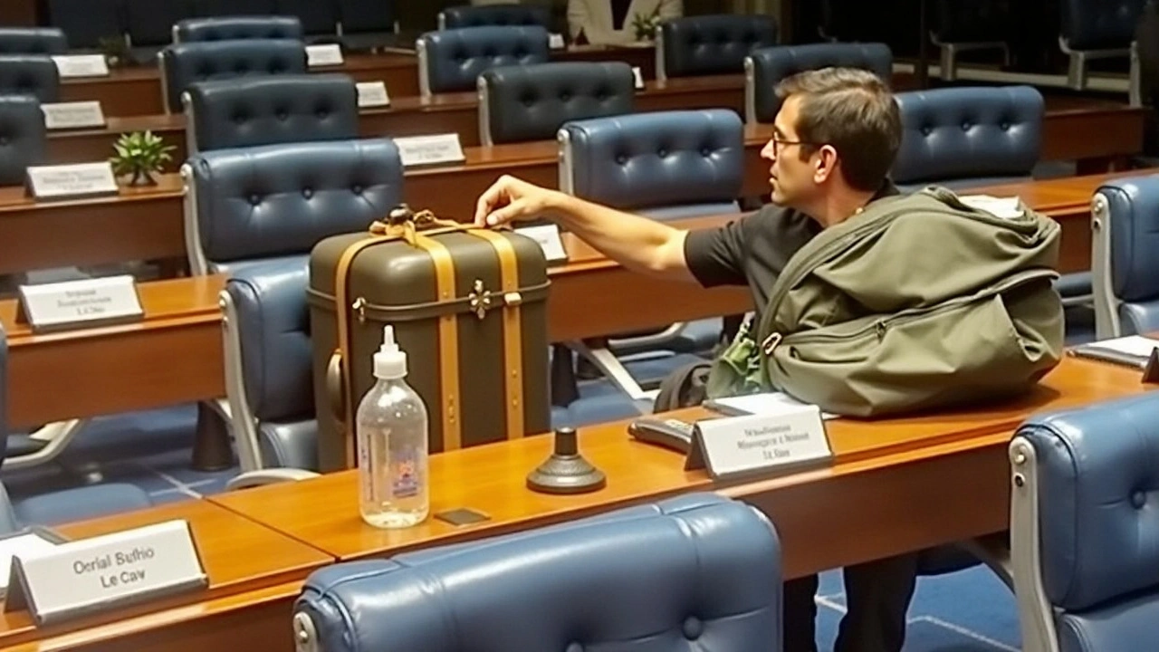 Senador Marcos do Val Adota Vida no Plenário do Senado Como Forma de Protesto