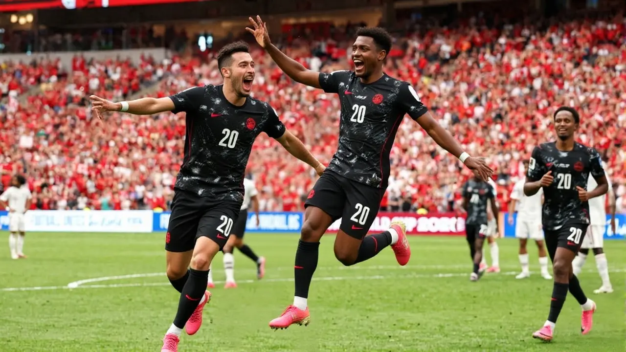 O gol da classificação histórica